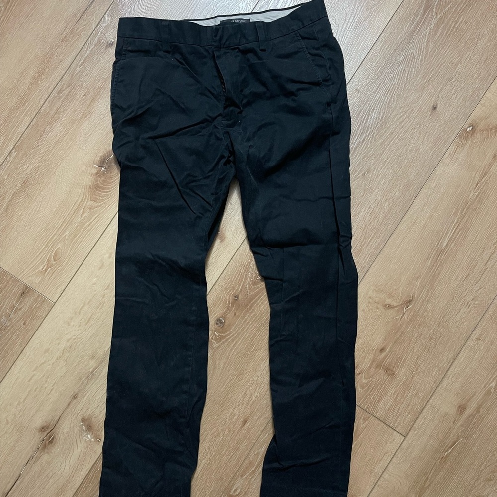 Banana Republic Black Chino Pants